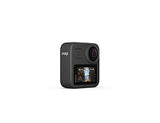 GoPro Max — Waterproof 360 + Traditional Camera with Touch Screen Spherical 5.6K30 HD Video 16.6MP 360 Photos 1080p Live Streaming Stabilization