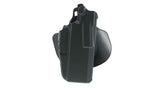 Safariland 7378 7TS 1911/2011 ALS Slim Flexible Paddle & Belt Loop Concealment Holster, SafariSeven Black, Right Hand