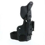 Safariland 6004Ufa & 568BL On Single Strap Leg Shroud W/Qls 22 Receiver, Plain Right Hand, Black