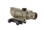 Trijicon ACOG TA31-D-100367 4x 32 Dual Illuminated Green Horseshoe Dot .223 BAC Reticle Scope, Dark Earth