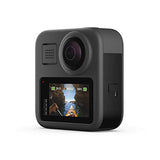 GoPro Max — Waterproof 360 + Traditional Camera with Touch Screen Spherical 5.6K30 HD Video 16.6MP 360 Photos 1080p Live Streaming Stabilization