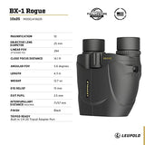 Leupold BX-1 Rogue Binoculars, 10x25mm (59225)