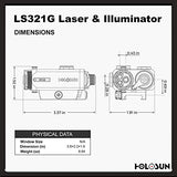 HOLOSUN - Dual Green Laser Sight with IR Illuminator (LS321G)
