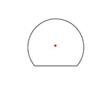 Trijicon SRO Sight Adjustable LED 2.5 MOA Red Dot, Black