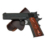 Relentless Tactical The Defender Leather IWB Holster - Fits Most 1911 Style Handguns - Kimber - Colt - S & W - Sig Sauer - Remington - Ruger & More - Made in USA - Brown Left Handed