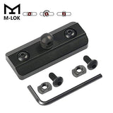 XAegis 2 in 1 Bipod 6 Inch to 9 Inch Adjustable Rifle Bipod with MLOK Rail Mount Adapter Included (Black Bipod with Mlok Adapter)