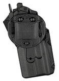 Safariland 7376RDS Hi-Ride Belt Loop Gun Holster with Belt Slide, STX Black