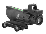 Trijicon 4x32mm ACOG Dual Illumination Green Crosshair .223 Reticle with 3.25 MOA RMR Sight Black Optics