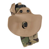 Safariland 6378RDS Automated Locking System Duty Holster, Red Dot Sight Compatible, Cordura Multi-Cam, Right Hand, Fits: Glock 17/22 Surefire X300U