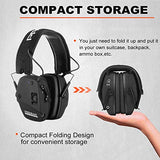 PROHEAR 030 Electronic Shooting Ear Protection Earmuffs with Bluetooth, Noise Reduction Sound Amplification Hearing Protector for Gun Range, Hunting, Gifts for Women and Man - Black