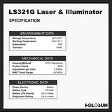 HOLOSUN - Dual Green Laser Sight with IR Illuminator (LS321G)