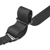 CVLIFE Two Points Sling with Length Adjuster Traditional Sling with Metal Hook for Outdoors Black 2 Pack
