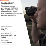 FLIR Breach PTQ136 Multi-Purpose Thermal Imaging Monocular , Black