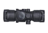 Monstrum S330P 3X Prism Scope | Black with Flip-Up Lens Covers
