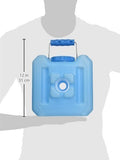 WaterBrick - Emergency Water and Food Storage Containers - 1.6 gal of Liquids/Up to 13 lb of Dry Foods, Blue