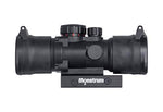 Monstrum S330P 3X Prism Scope | Black with Flip-Up Lens Covers