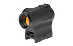 HOLOSUN HS403R Micro Reflex Sight, Black, 2 MOA Red Dot, 10DL & 2NV Brightness Settings, Rotary Switch, Multi-Layer Coating, Waterproof IP67, w/Lower 1/3 Height Mount & Low Base, CR2032, 100,000 hrs