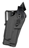 SAFARILAND 6360 Glock Holster, Level III Retention™ Holster for Glock 17/22 Surefire X300U - STX Tactical Black, Right Hand & QLS 1-2 Quick Locking System Kit, Platform Attachment, Black