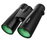 12x42 Powerful Binoculars for Adults with Clear Low Light Vision - Large View Eyepiece Binoculars for Birds Watching Hunting Travel