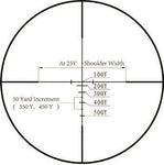 Monstrum 3x30 Ultra-Compact Rifle Scope with Illuminated Range Finder Reticle | Flat Dark Earth