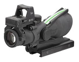 Trijicon 4x32mm ACOG Dual Illumination Green Crosshair .223 Reticle with 3.25 MOA RMR Sight Black Optics