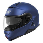 Shoei Solid Neotec 2 Modular Motorcycle Helmet - Matte Blue Metallic/Medium