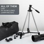 Telescope for Kids & Adults - 70mm Aperture 500mm AZ Mount Fully Multi-Coated Optics Astronomical refracting Portable Telescopes, with Tripod Phone Adapter, Carrying Bag, Remote Control