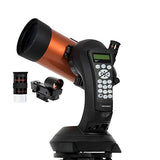 Celestron - NexStar 4SE Telescope - Computerized Telescope for Beginners and Advanced Users,Fully-Automated GoTo Mount,SkyAlign Technology,40,000+ Celestial Objects, 4-Inch Primary Mirror,Orange