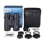 12x42 Powerful Binoculars for Adults with Clear Low Light Vision - Large View Eyepiece Binoculars for Birds Watching Hunting Travel