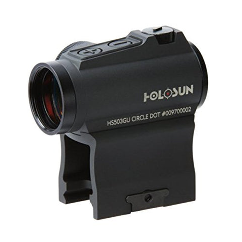HOLOSUN HS503GU Circle Micro Red Dot Sight, 2 MOA Dot, 65 MOA Circle, Black