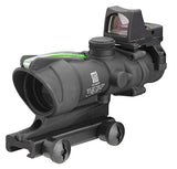 Trijicon 4x32mm ACOG Dual Illumination Green Crosshair .223 Reticle with 3.25 MOA RMR Sight Black Optics