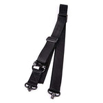 Glopole Military Tactical Safety Two Points Outdoor Belt QD, Black, Size Medium