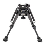 FeelRight 6-9 Inch Tactical Carbon Fiber Hunting Bipod Quick Release Swivel Style with Podlock for Picatinny Rail or Sling Swivel Studs