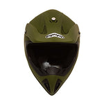 Adult Motorcycle Off Road Helmet DOT - MX ATV Dirt Bike Motocross UTV (XXL, Military Green). Includes Goggles