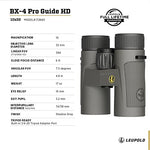 Leupold BX-4 Pro Guide HD Binoculars, 10x32mm, Shadow Gray (172660)