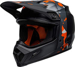 Bell MX-9 MIPS Off-Road Motorcycle Helmet (Presence Matte/Gloss Black Flo Orange Camo, Large)