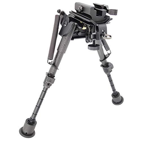 Tiltable Foldable Quick Release Bipod With S-Lock, Swivel Sling Mount And Picatinny/Weaver Rail