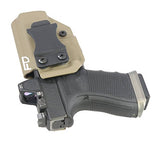 Fierce Defender IWB Kydex Holster Compatible with Glock 19 23 32 w/Optic Cut Winter Warrior Series -Made in USA- (FDE