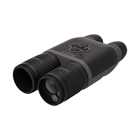 American Technology Network Corp. ATN BINOX 4T 384x288, 2-8x Smart HD Thermal Hunting Binoculars w/Laser Rangefinder, Video Record, Wi-Fi, E-Compass, 16hrs+ Battery Power,TIBNBX4382L