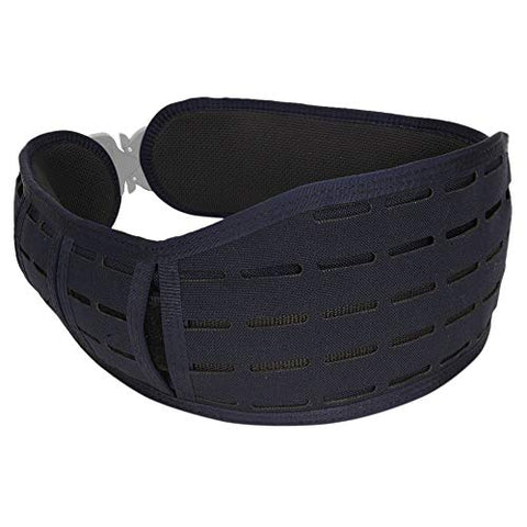 HSGI Laser Sure Grip Padded Belt - Slotted (LE Blue, Large)