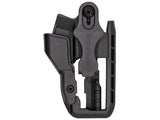 BIANCHI 19-895-411: Schema Iwb Holster Glock 43/43X Rt Blk, Rh, Safariseven Plain, Black
