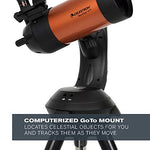 Celestron - NexStar 4SE Telescope - Computerized Telescope for Beginners and Advanced Users,Fully-Automated GoTo Mount,SkyAlign Technology,40,000+ Celestial Objects, 4-Inch Primary Mirror,Orange