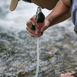 MSR TrailShot Pocket-Sized Water Filter for Hiking, Camping, Travel, and Emergency Preparedness