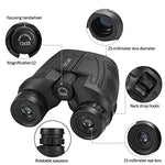 Occer 12x25 Compact Binoculars with Clear Low Light Vision, Large Eyepiece Waterproof Binocular for Adults Kids,High Power Easy Focus Binoculars for Bird Watching,Outdoor Hunting,Travel,Sightseeing