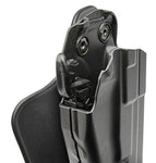 SAFARILAND 578 GLS Pro-Fit, Wide Frame Holster, Right Hand, Plain Black, Long Slide Sig 320/226/Beretta M9/PPQ,Padde & Belt Loop Combo