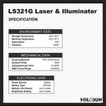 HOLOSUN - Dual Green Laser Sight with IR Illuminator (LS321G)