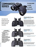 Steiner Commander 7x50c Binoculars with HD Stabalized Compass - Performance Marine Optics to Navigate Low Light or Fog