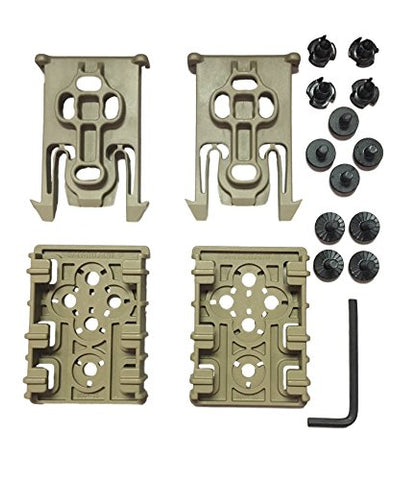 Safariland ELS Kit, Contains 2 Each of ELS 34 and ELS 35 (Flat Dark Earth)