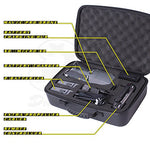 Carrying Case for DJI Mavic Pro/Platinum - Splash-Proof | Durable | Compact | Semi Hard EVA Material - Carry Your Drone with Maximum Protection.