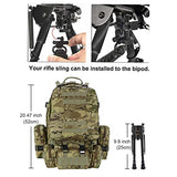 CVLIFE 9-13 Inches Bipod with Solid Sling Adapter Base